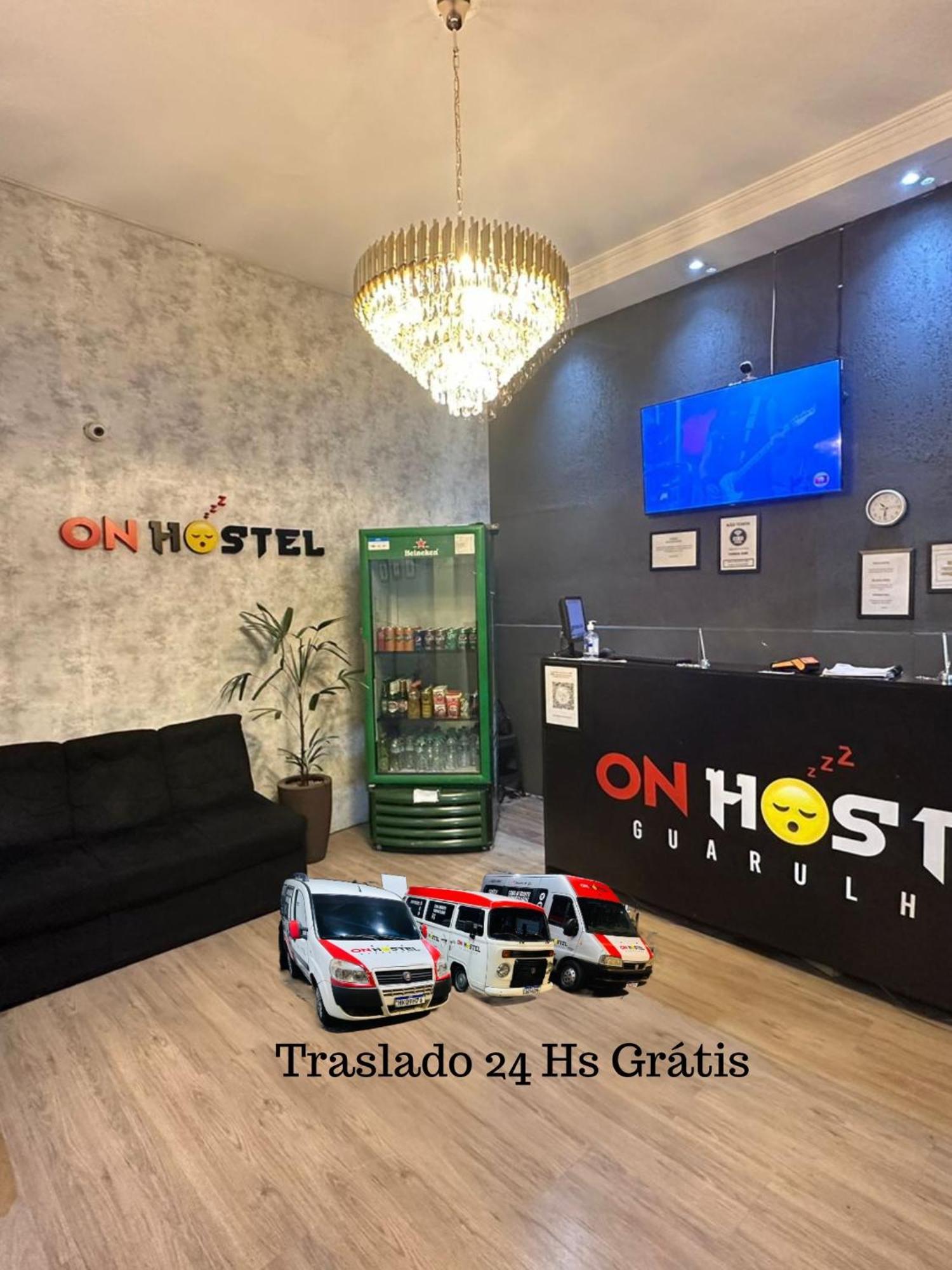 On Hostel II Gru Aeroporto Translado 24 Hs กัวรูยุส ภายนอก รูปภาพ